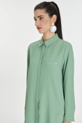 ZÜHRE Gizli Düğme Detaylı Tunik  T-0767