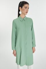 ZÜHRE Gizli Düğme Detaylı Tunik  T-0767