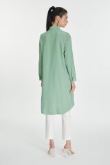 ZÜHRE Gizli Düğme Detaylı Tunik  T-0767