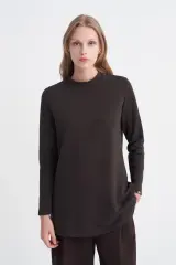 Dik Yaka Fitilli Vanilya Tunik 0014