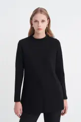 Dik Yaka Fitilli Vanilya Tunik 0014