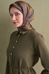 Armine Saf İpek Tivil Eşarp 9602 32