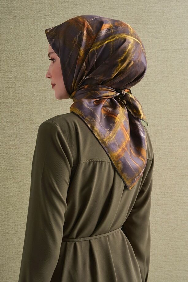 Armine Saf İpek Tivil Eşarp 9602 32