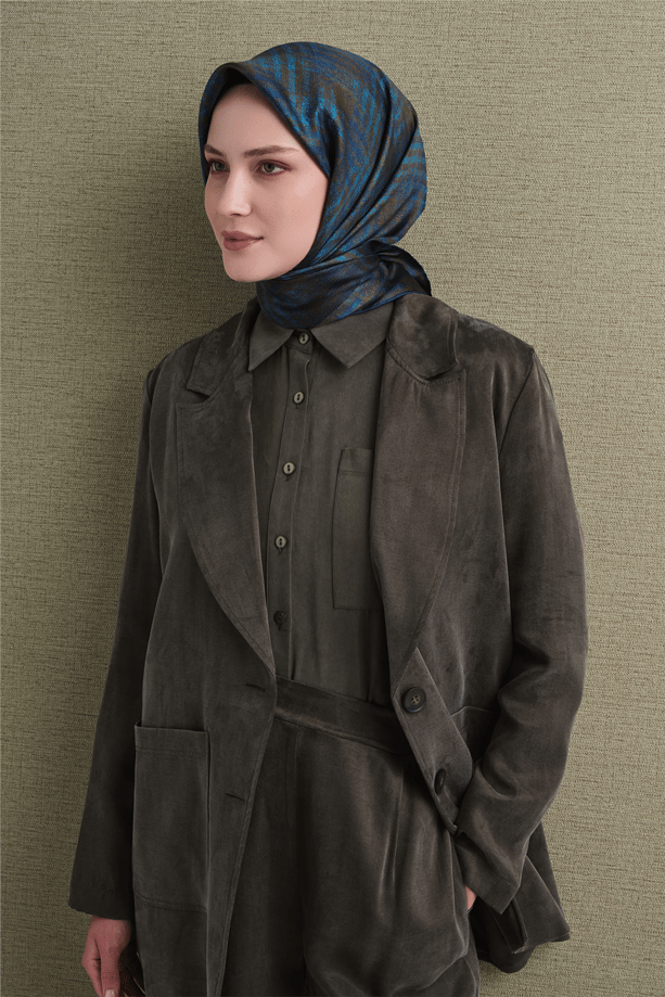 Armine Saf İpek Tivil Eşarp 9628 07
