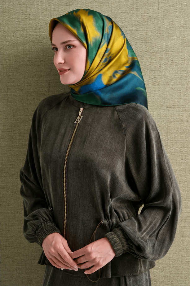 Armine Saf İpek Tivil Eşarp 9606 53