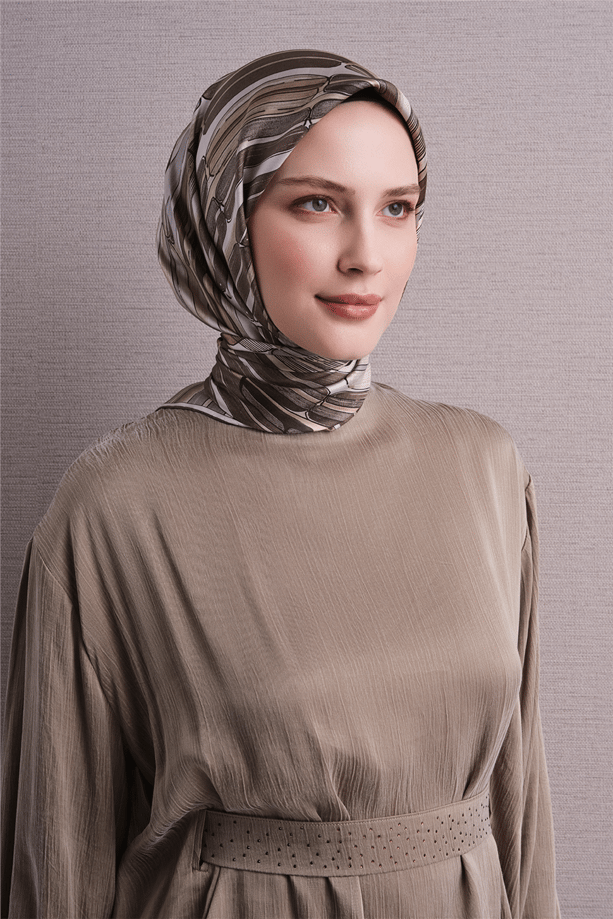 Armine Saf İpek Tivil Eşarp 9616 84