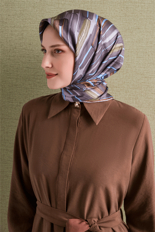 Armine Saf İpek Tivil Eşarp 9616 55