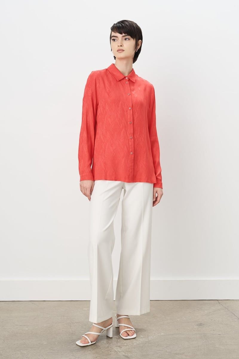 Nihan Jakar Gömlek Mercan