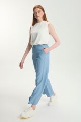 Denim Geniş Paça Pantolon P-0013