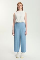 Denim Geniş Paça Pantolon P-0013