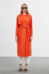 Kuşak Detaylı Oranj Giy Çık GÇ-0197