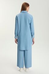 Taş İşleme Detaylı Denim Tunik T-1550