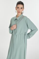 Gömlek Yaka Lastikli Mint Giy Çık GÇ-0244