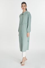 Gömlek Yaka Lastikli Mint Giy Çık GÇ-0244
