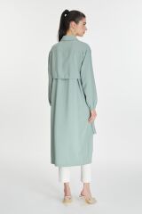 Gömlek Yaka Lastikli Mint Giy Çık GÇ-0244