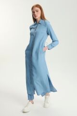 Pullu Sırt Detaylı Denim Giy Çık GÇ-0251