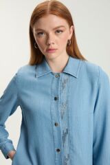 Pullu Sırt Detaylı Denim Giy Çık GÇ-0251
