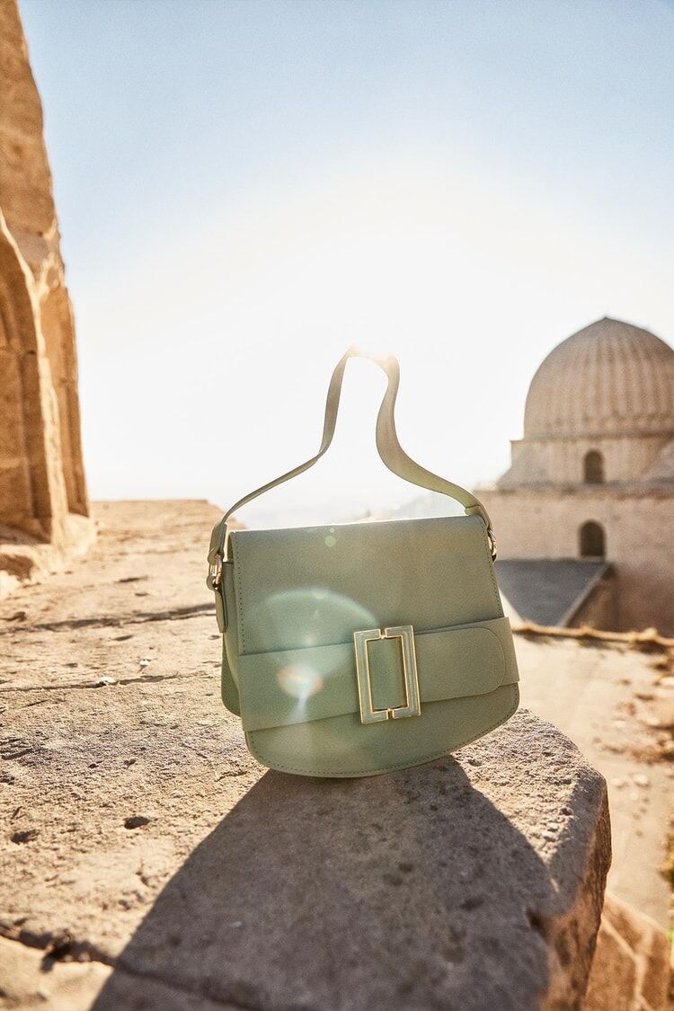 Aksesuar Detaylı Mint El Çanta Z0005