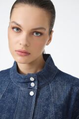 Kuşaklı Ceket Pantolon Lacivert İkili Takım TK-1718