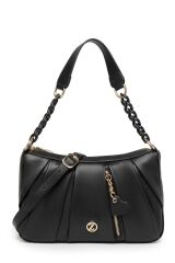 Büzgü Detaylı Siyah Çanta Z0031