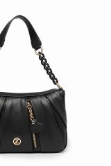 Büzgü Detaylı Siyah Çanta Z0031