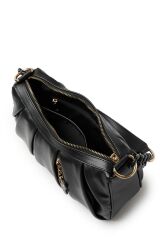 Büzgü Detaylı Siyah Çanta Z0031