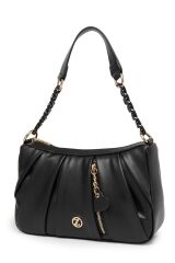 Büzgü Detaylı Siyah Çanta Z0031