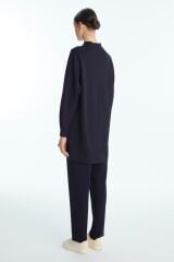 Desenli Lacivert İkili Takım TK-1723