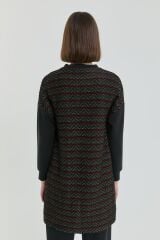 (252SW6132NH.1)Garnili Kesik detaylı Sweat Siyah