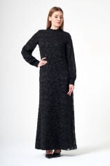 JUKİ  SİYAH ELBİSE 6009